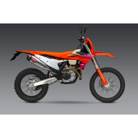 Yoshimura KTM 500EXC-F/350EXC-F 24-26 RS-12 Stainless Slip-On Exhaust, w/ Aluminum Muffler