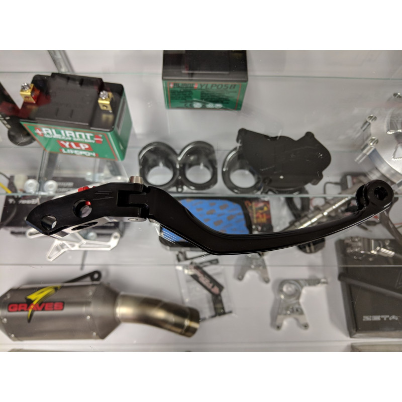 Zeta Flight Folding Low Drag Brake Lever - Brembo Radial Master Cylinder - 19x18, 16x18