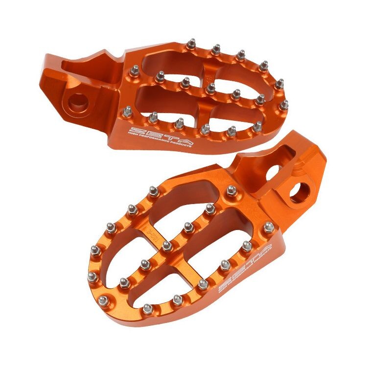 Zeta Racing Aluminum Foot Pegs For KTM Models (Modern SX / SX-F / XC / XC-F)