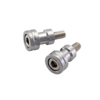 Zeta Racing Billet Aluminum Swingarm Spools - Titanium Zeta Racing Billet Aluminum Swingarm Spools - Titanium