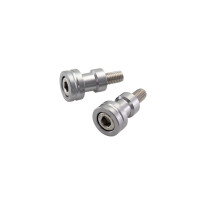 Zeta Racing Billet Aluminum Swingarm Spools - Titanium