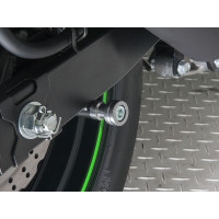 Zeta Racing Billet Aluminum Swingarm Spools - Titanium