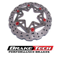 BrakeTech 320mm x 5mm AXIS/Cobra Stainless Steel Conversion Kit 2020+ KTM 890 Duke R BrakeTech 320mm x 5mm AXIS/Cobra Stainless Steel Conversion Kit 2020+ KTM 890 Duke R