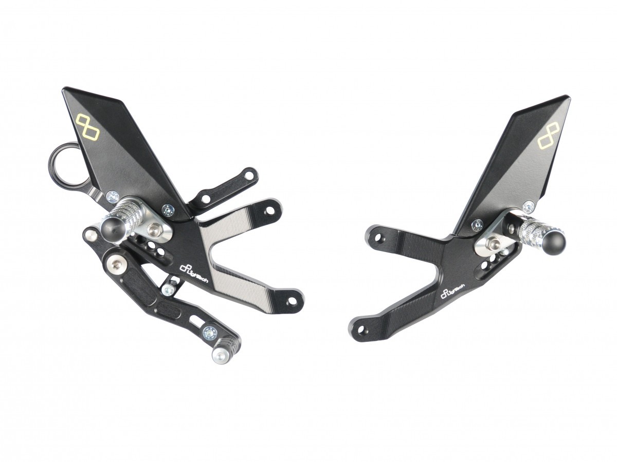 LighTech Track System Rearsets w/ Fixed Footpegs   -  2019-2020 BMW S1000RR (US 2020)