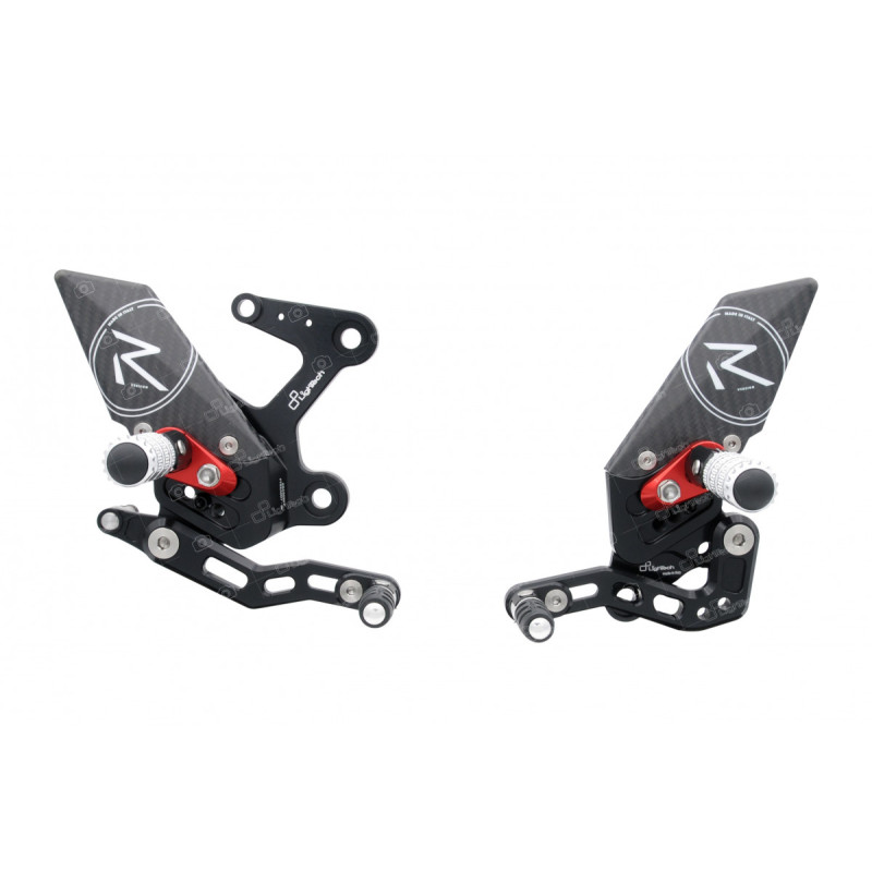 LighTech 'Track System' Adjustable Rearsets R Version 2018-2019 Kawasaki Ninja 400
