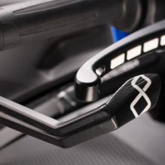 LighTech Aluminium Lever Guard - Brake - Black 132mm - ISS113RANER