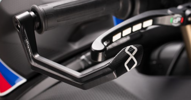 LighTech Aluminium Lever Guard - Brake - Black 132mm - ISS113RANER