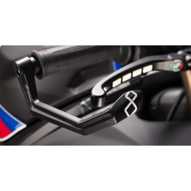 LighTech Aluminium Lever Guard - Brake - Black 132mm - ISS113RANER