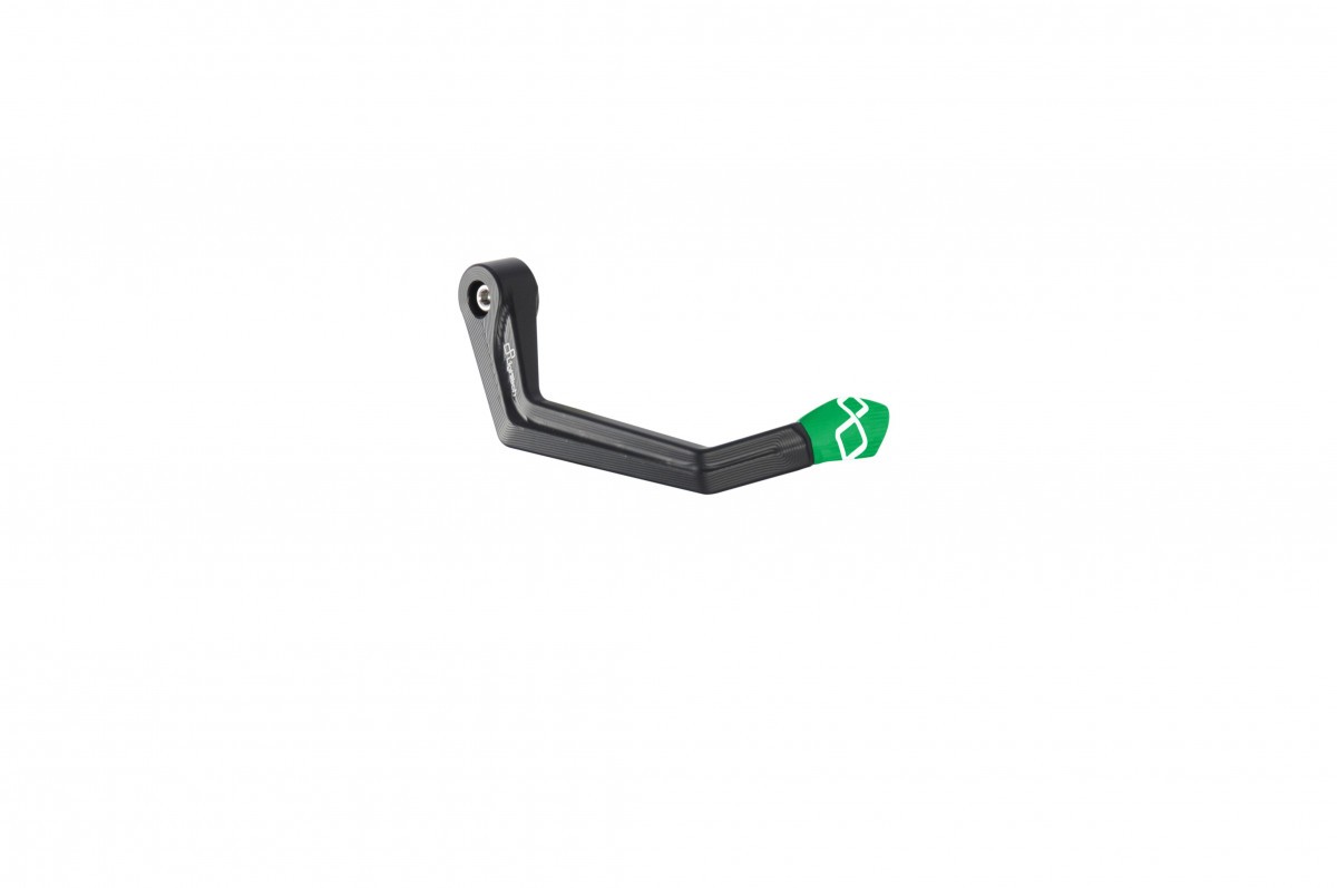 LighTech Aluminium Lever Guard - Brake - Green 148mm