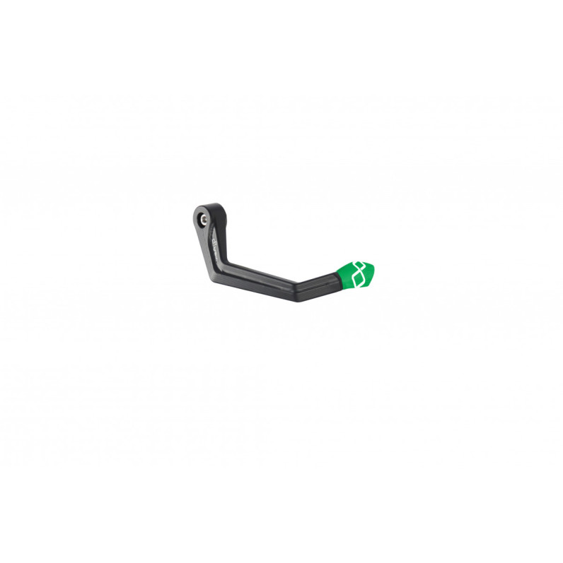LighTech Aluminium Lever Guard - Brake - Green 132mm