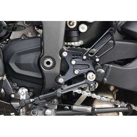 Sato Racing Adjustable Rearsets Standard Shift - 2019 Kawasaki Ninja ZX-6R