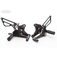 Sato Racing Adjustable Rearsets GP Shift - Kawasaki Ninja ZX-6R (2019-2023)