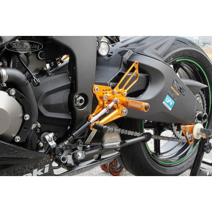Sato Racing Adjustable Rearsets Standard Shift - 2019 Kawasaki Ninja ZX-6R