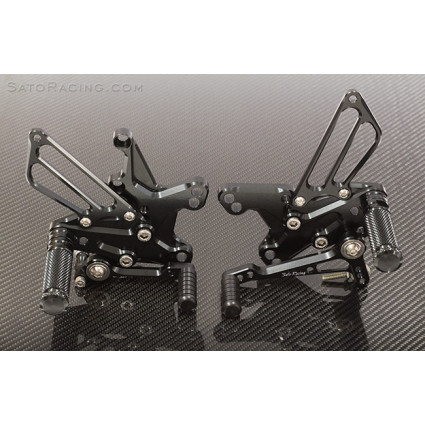 Sato Racing Rearsets Standard Shift - 2016-21 Kawasaki Ninja ZX-10R / ZX-10RR Sato Racing Rearsets Standard Shift - 2016-21 Kawasaki Ninja ZX-10R / ZX-10RR