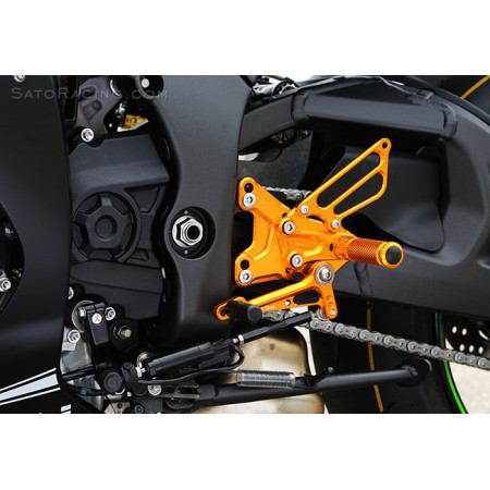 Sato Racing Rearsets Standard Shift - 2016-21 Kawasaki Ninja ZX-10R / ZX-10RR Sato Racing Rearsets Standard Shift - 2016-21 Kawasaki Ninja ZX-10R / ZX-10RR