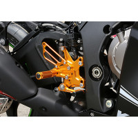 Sato Racing Rearsets Standard Shift - 2016-21 Kawasaki Ninja ZX-10R / ZX-10RR