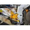 Sato Racing Rearsets - Silver 09-11 Aprilia RSV4 / R / Factory (non-APRC)
