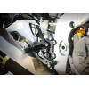 Sato Racing Rearsets - Black 09-11 Aprilia RSV4 / R / Factory (non-APRC)