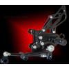 Sato Racing Rearsets - Silver 09-11 Aprilia RSV4 / R / Factory (non-APRC)