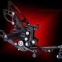 Sato Racing Rearsets - Silver 09-11 Aprilia RSV4 / R / Factory (non-APRC)