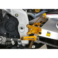 Sato Racing Rearsets - Aprilia RSV4 APRC 2011-2013 (non-ABS model) - Black