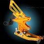 Sato Racing Rearsets  - Black 12-13 Aprilia Tuono V4 APRC