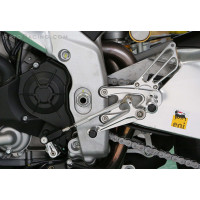 Sato Racing Rearsets GP Shift - Black 13-16 Aprilia RSV4 / Tuono V4