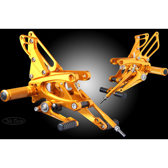 Sato Racing Rearsets GP Shift - Silver 13-16 Aprilia RSV4 / Tuono V4