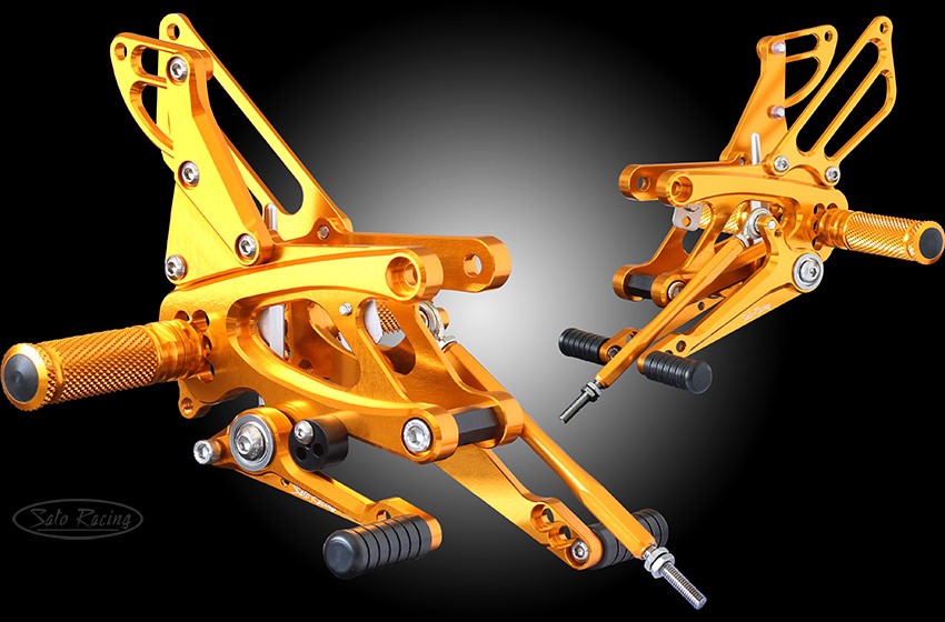 Sato Racing Rearsets GP Shift - Silver 13-16 Aprilia RSV4 / Tuono V4