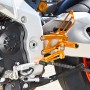 Sato Racing Rearsets STD Shift - Silver 17-18 Aprilia RSV4 / Tuono V4