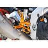 Sato Racing Rearsets STD Shift - Silver 17-18 Aprilia RSV4 / Tuono V4