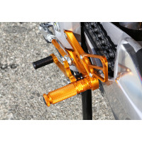 Sato Racing Rearsets GP Shift - Gold 17-18 Aprilia RSV4 / Tuono V4