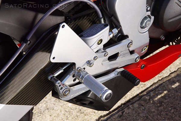 Sato Racing Rearsets - GP Shift 2011+ Aprilia RS125