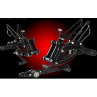 Sato Racing Standard Rear Sets - BMW S1000RR (2015-16) - Black