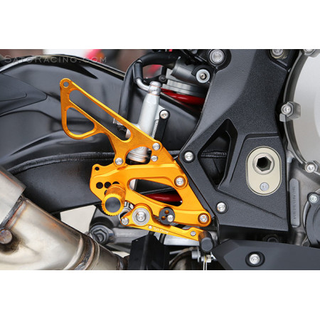 Sato Racing Gold Rearsets 2017+ BMW S1000RR Sato Racing Gold Rearsets 2017+ BMW S1000RR