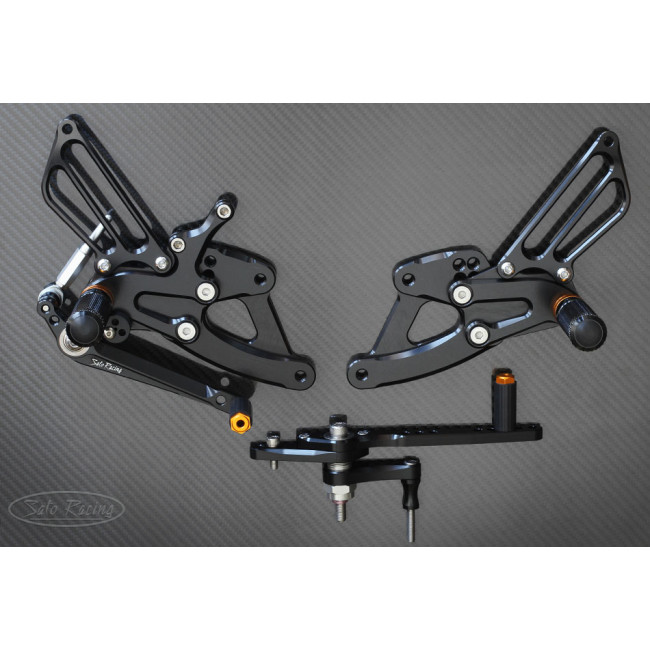 Sato Racing Race Concept RearSets - Gold  2015+ BMW S1000RR