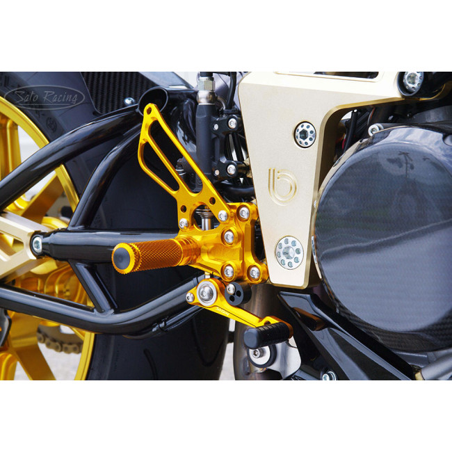 Sato Racing Rearsets - Black - 2008+ Bimota DB6 Sato Racing Rearsets - Black - 2008+ Bimota DB6