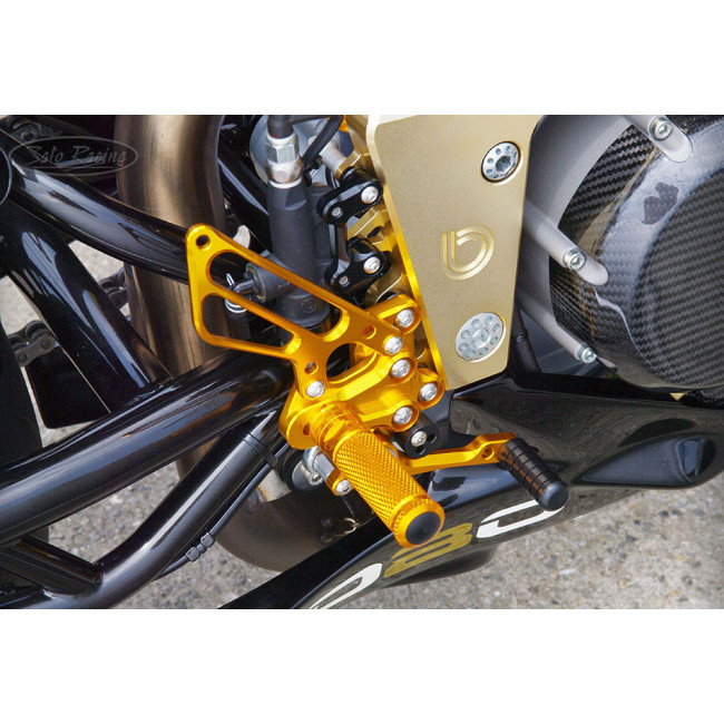 Sato Racing Rearsets - Black - 2008+ Bimota DB6 Sato Racing Rearsets - Black - 2008+ Bimota DB6
