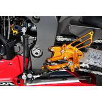 Sato Racing Adjustable Rearsets - 2017+ Honda CBR1000RR (without quickshifter) 