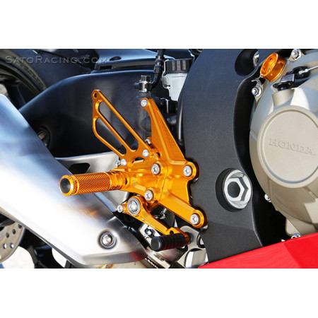 Sato Racing Adjustable Rearsets - 2017+ Honda CBR1000RR / SP (w/ OEM quickshifter) Sato Racing Adjustable Rearsets - 2017+ Honda CBR1000RR / SP (w/ OEM quickshifter)