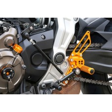 Sato Racing Adjustable Rearsets - 2014-2019 Yamaha FZ-07 / MT-07