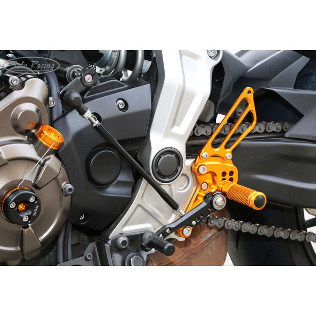 Sato Racing Adjustable Rearsets - 2014-2019 Yamaha FZ-07 / MT-07