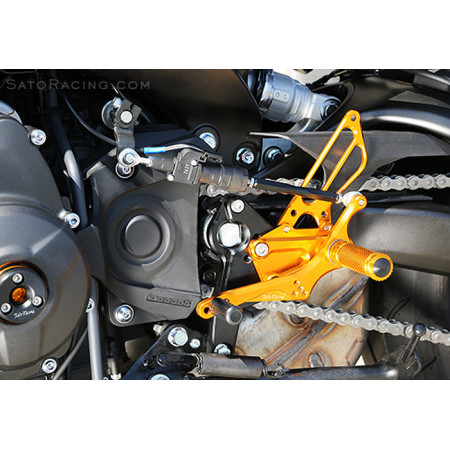 Sato Racing Adjustable Rearsets- GP Shift - 2017-2019 Yamaha FZ-09 / MT-09 Sato Racing Adjustable Rearsets- GP Shift - 2017-2019 Yamaha FZ-09 / MT-09