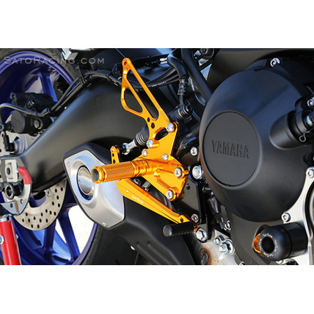 Sato Racing Adjustable Rearsets- GP Shift - 2017-2019 Yamaha FZ-09 / MT-09 Sato Racing Adjustable Rearsets- GP Shift - 2017-2019 Yamaha FZ-09 / MT-09