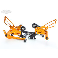 Sato Racing Adjustable Rearsets - 2018-2019 KTM 790 Duke