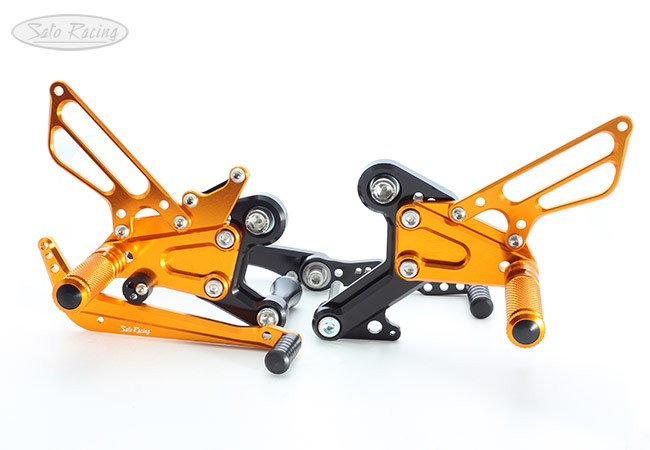 Sato Racing Adjustable Rearsets - 2018-2019 KTM 790 Duke