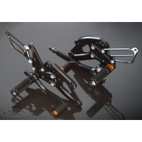 Sato Racing "Race Concept V.2" Adjustable Rearsets - 2015-2018 Yamaha YZF-R3 / YZF-R25 / MT-03