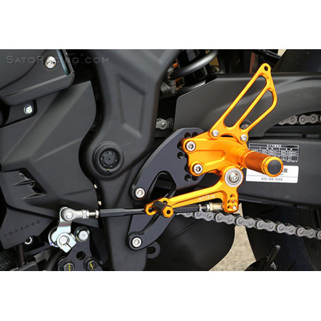 Sato Racing "Race Concept V.2" Adjustable Rearsets - 2015-2018 Yamaha YZF-R3 / YZF-R25 / MT-03 Sato Racing "Race Concept V.2" Adjustable Rearsets - 2015-2018 Yamaha YZF-R3 / YZF-R25 / MT-03