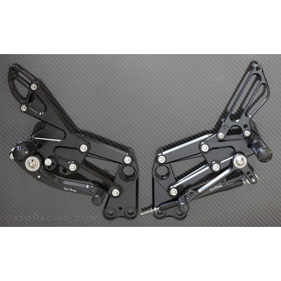 Sato Racing Adjustable Rearsets- GP Shift - 2015-2019 KTM RC390 / RC125 Sato Racing Adjustable Rearsets- GP Shift - 2015-2019 KTM RC390 / RC125