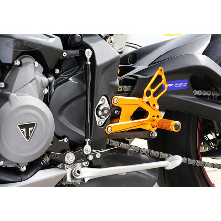 Sato Racing Adjustable Rearsets - 2017-2019 Triumph Street Triple (without quickshifter) Sato Racing Adjustable Rearsets - 2017-2019 Triumph Street Triple (without quickshifter)